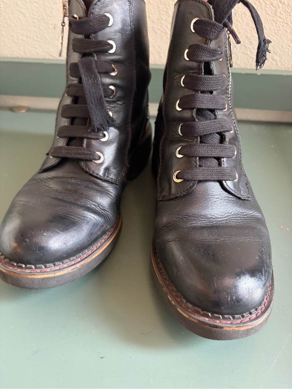 Pikolinos Vicar Ankle Moto Boots Side Zip Lace-Up EU 37 - Picture 12 of 12